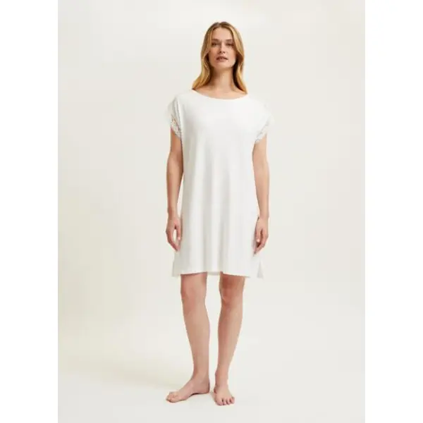 Laurence Tavernier - Chemise de nuit courte en jersey, Moorea - Yves Delorme