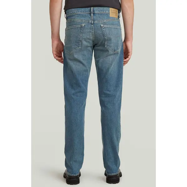 Jeans 3301 regular tapered bleu moyen