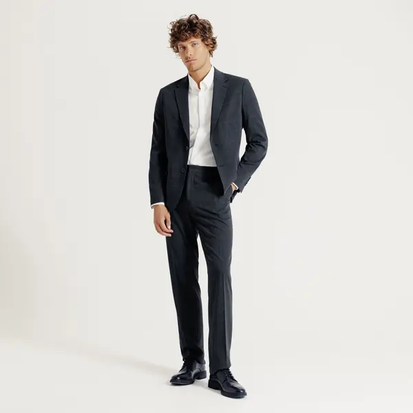 Veste de costume confort à carreaux
