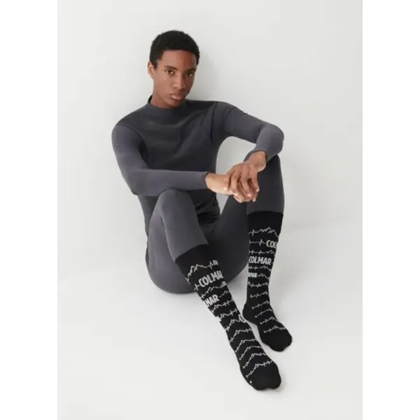 Chaussettes de ski unisexes avec motif de montagnes - Colmar