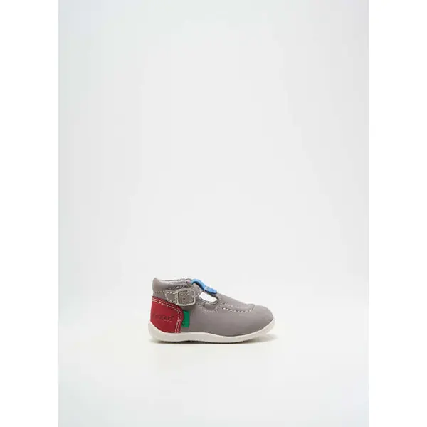 Bottillons Kickers Gris Bout Rond