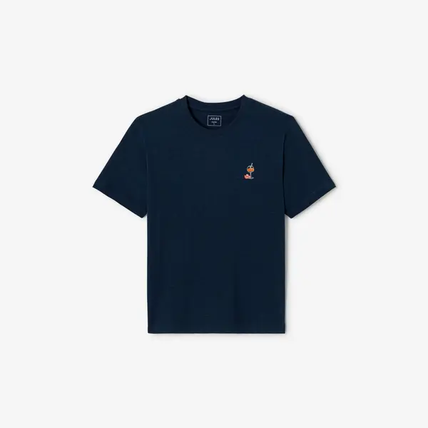 Tee shirt brodé en coton