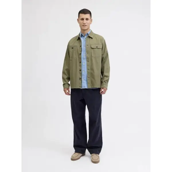 Surchemise kaki Jack & Jones homme – Collection Printemps 2026