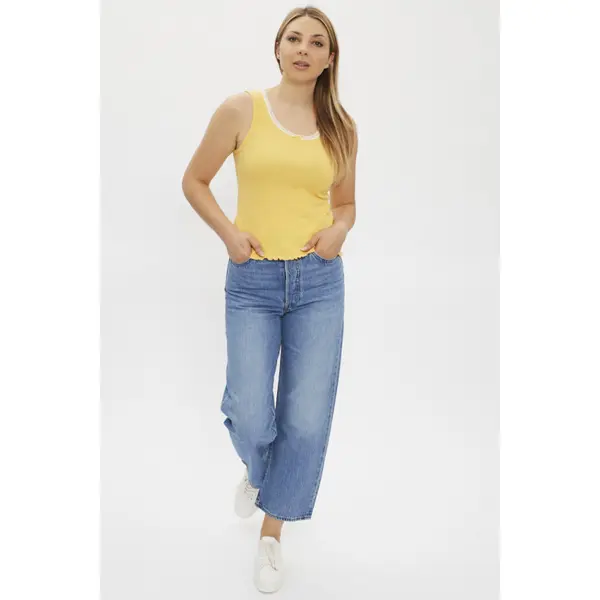 Jeans Ribcage coupe droite
