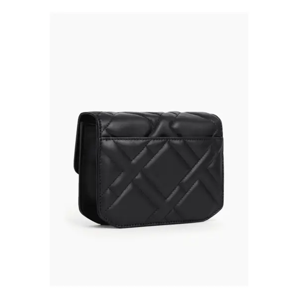 Petit sac bandoulière Rose en cuir lisse matelassé - Le Tanneur