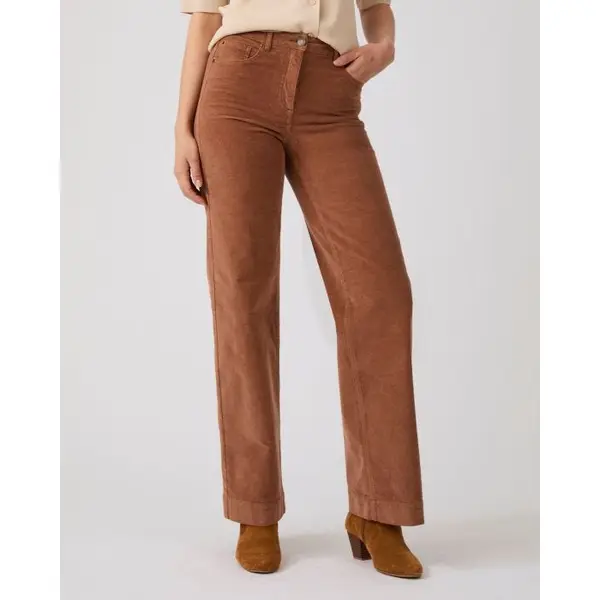 Pantalon large velours Perfect Fit by Damart