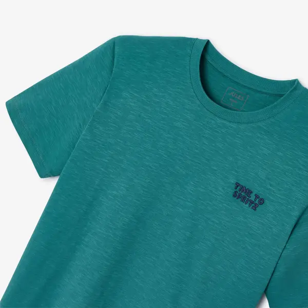 Tee shirt brodé en coton