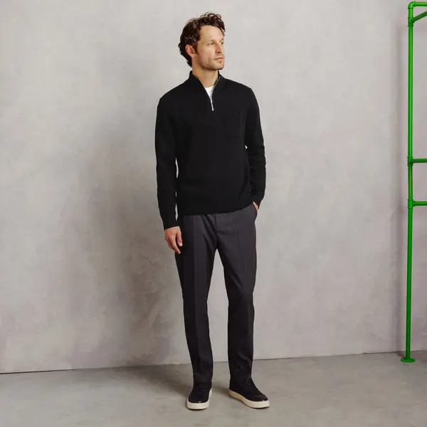 Pull col montant zippé "le parfait by JULES"