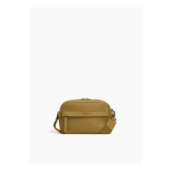 Petit sac bandoulière Noah en cuir grain buffle et cuir lisse - Le Tanneur