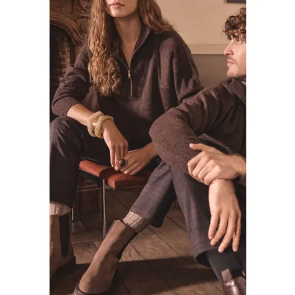 Pull col camionneur unisexe en 100% laine REVEUR - Maison 123 Corbeil