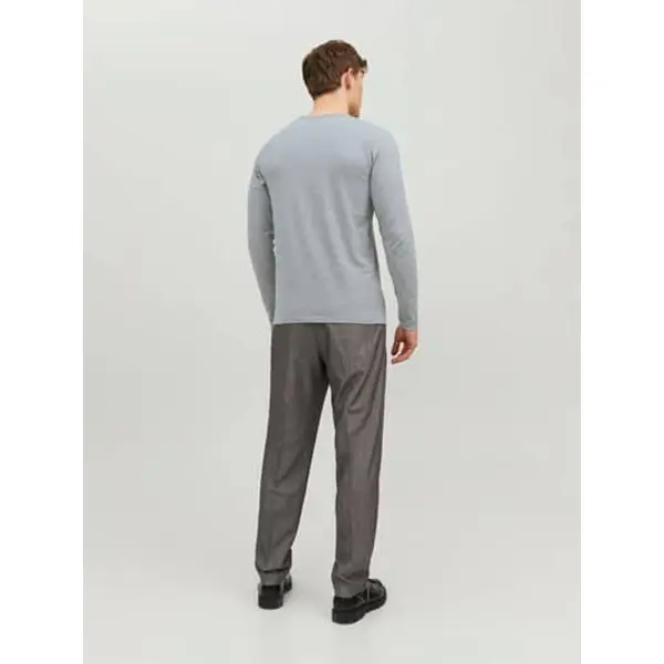 T-SHIRT MANCHES LONGUES GRIS HOMME JACK JONES JJEBASIC