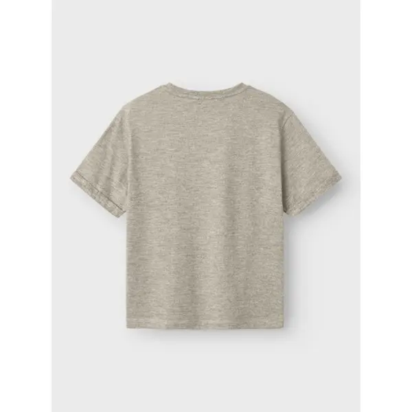 "T-Shirt Basique Gris Name It Garçon 7-14 Ans