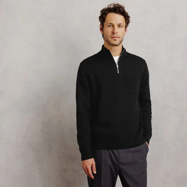 Pull col montant zippé "le parfait by JULES"