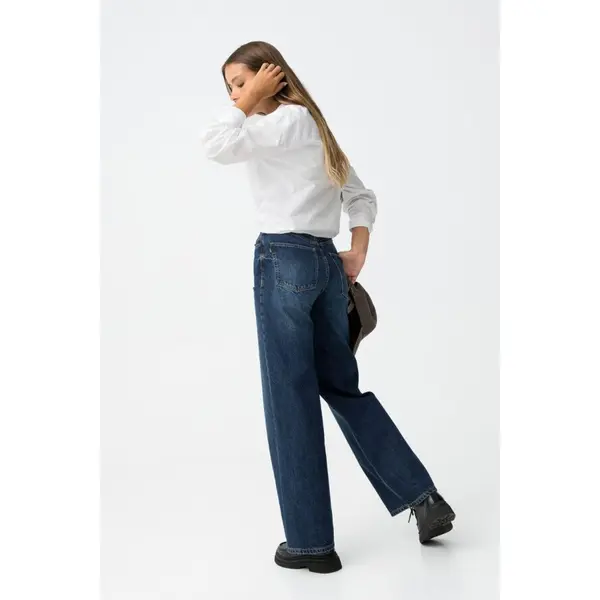 Jean bleu foncé coupe large Tiffosi ado fille – Automne-Hiver 2025
