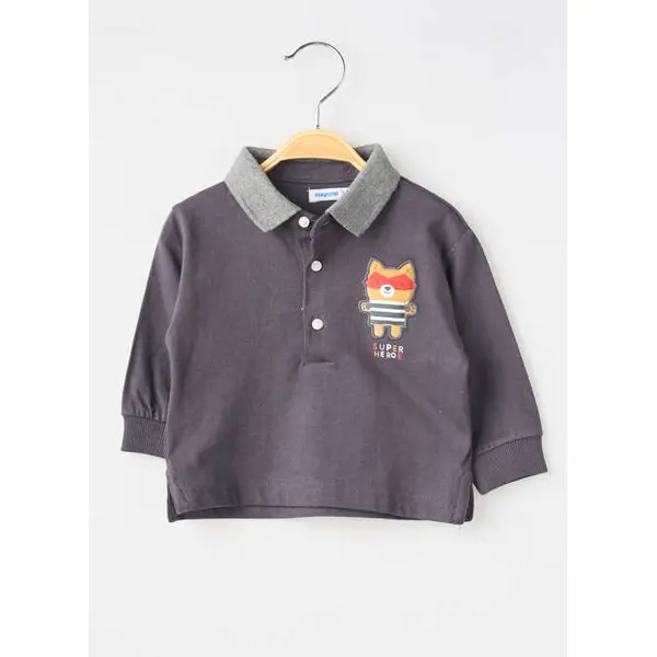 Polo Mayoral Gris Manches Longues