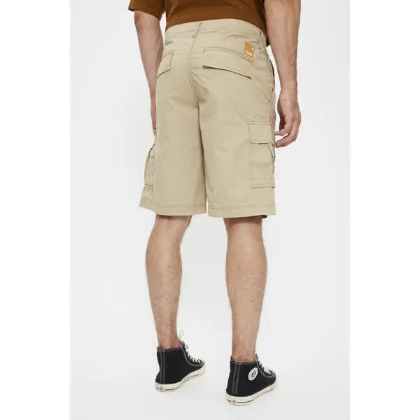 Bermuda cargo beige foncé