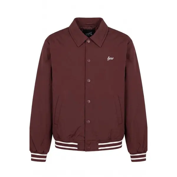 Veste bomber avec col rouge bordeaux logo Tiffosi TYCW