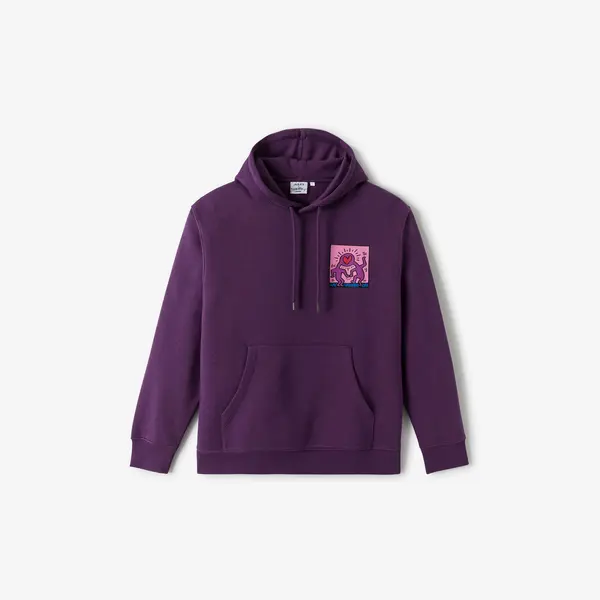 Sweat à capuche imprimé licence Keith Haring
