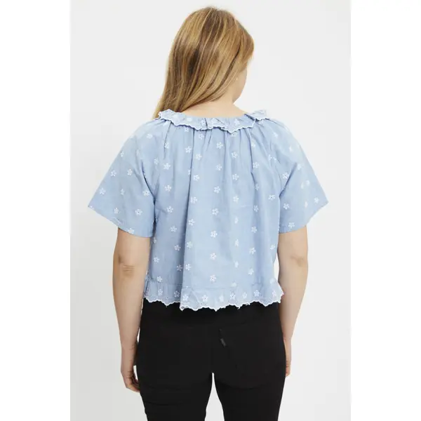 Blouse Lyka bleu ciel