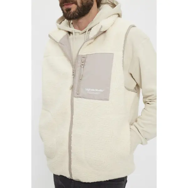 Veste sans manches teddy