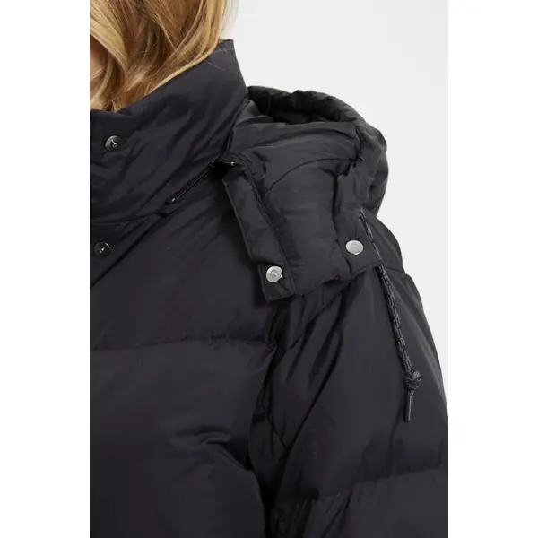 Doudoune mi-longue Westerne Bubble noire