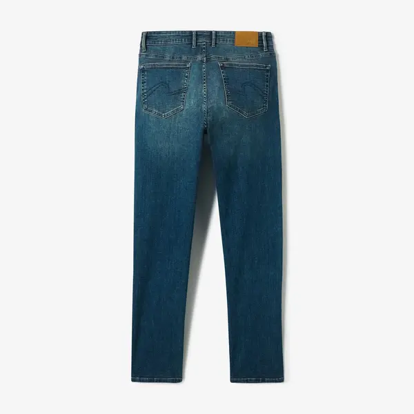 Jean straight urbanflex 3 longueurs délavé