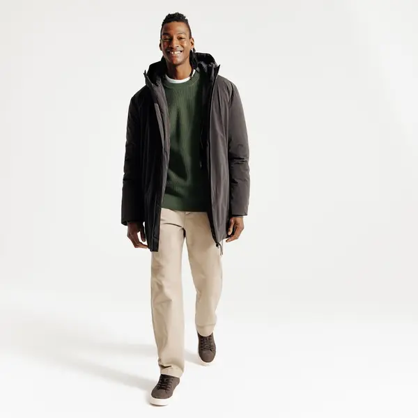 Pull col rond jeux de points fantaisie