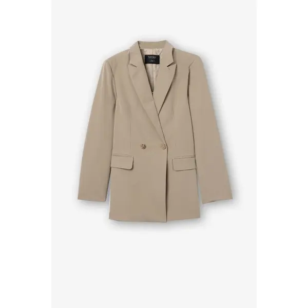 BLAZER LIN BEIGE FEMME TIFFOSI
