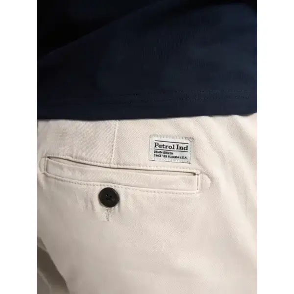 Pantalon Chino Jogger Tapered Beige Petrol Industries Homme W28-W38