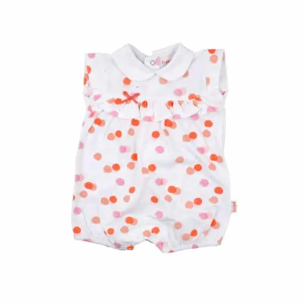 BARBOTEUSE BLANCHE BONBON BEBE FILLE BABYBOL 1 -12 Mois