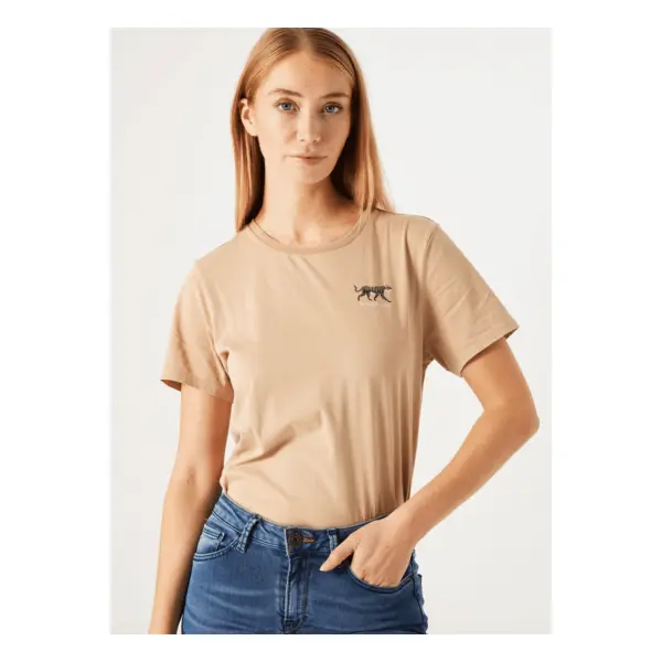 Women t-shirt brown - Garcia