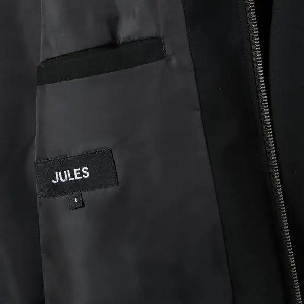 Veste zippée col chemise