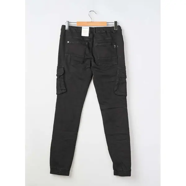 Pantalon Cargo Garcia Noir Taille Élastique