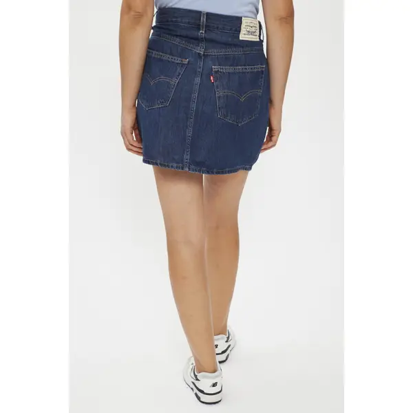 Short Mom bleu denim