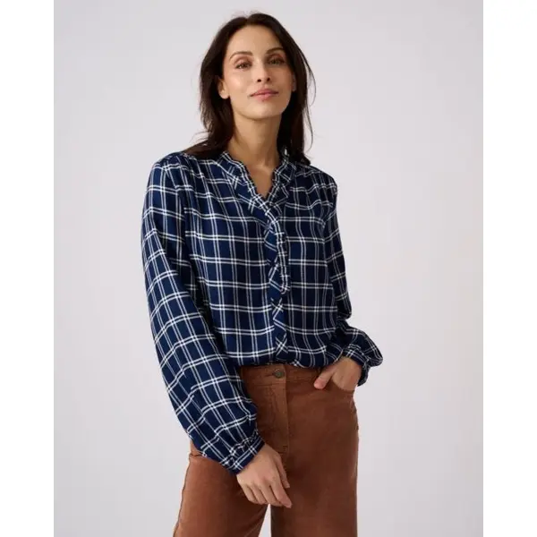 Blouse à carreaux