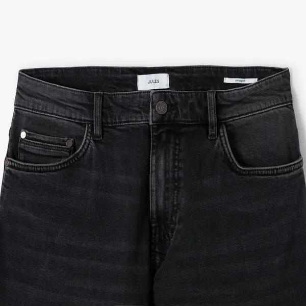 Jean straight délavé