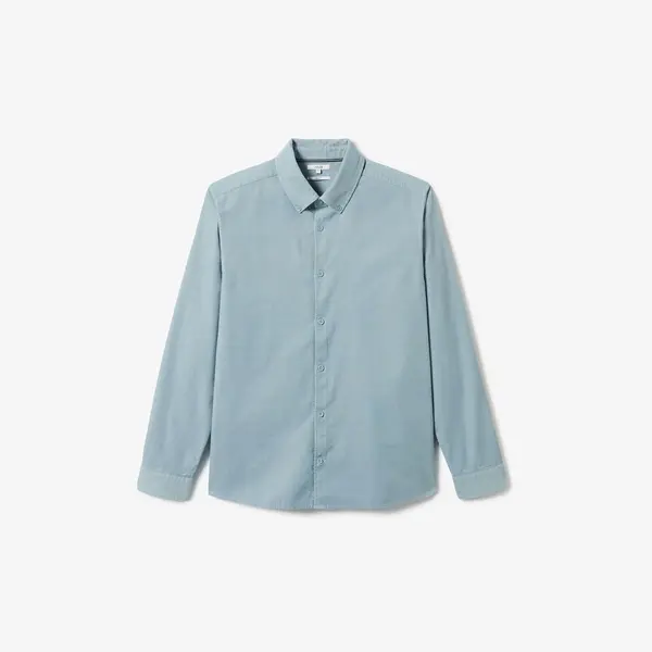 Chemise en velours côtelé unie