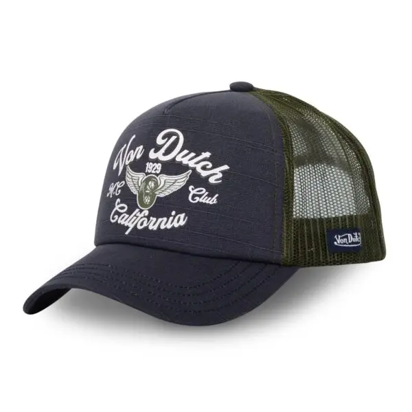 Casquette bleue Von Dutch trucker Crew VD1CTCREW11