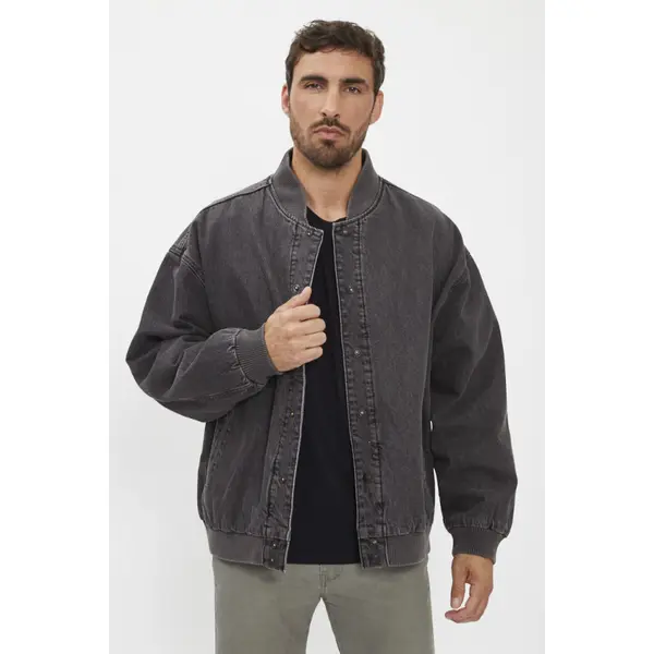 Blouson Varsity marron