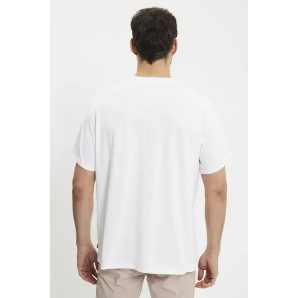 T-shirt imprimé blanc coupe ample
