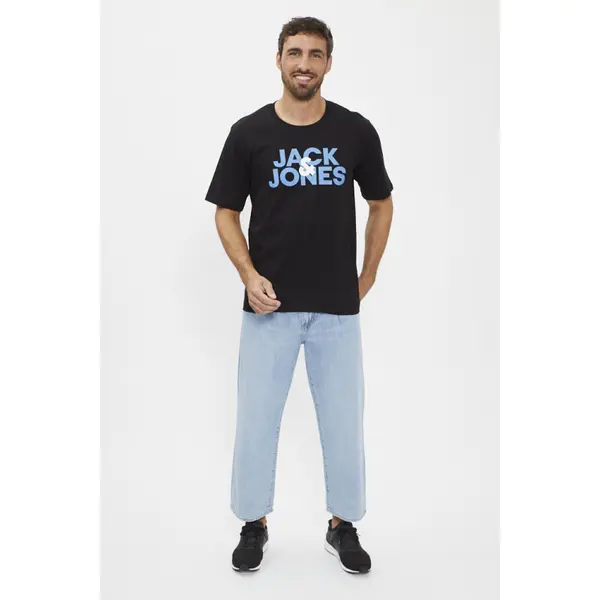 T-shirt noir coupe standard