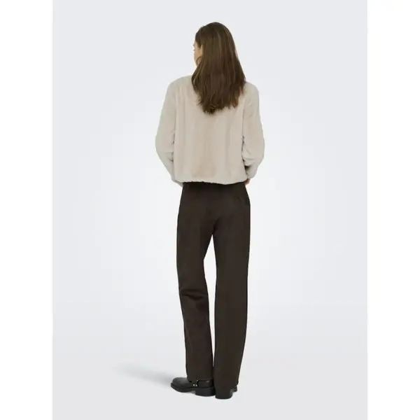 Veste fausse fourrure beige JDY femme – chic, douce et chaude