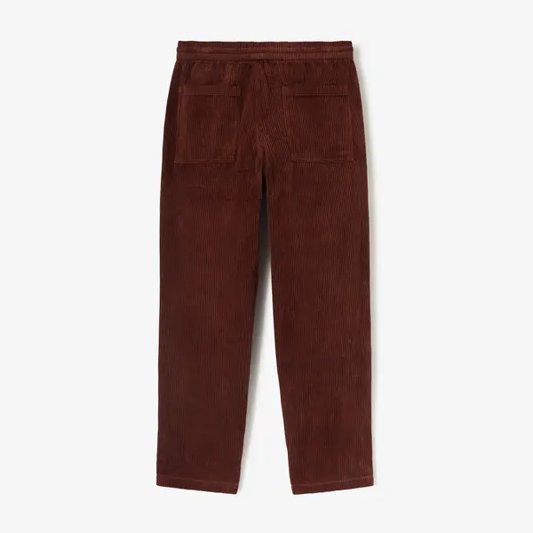 Pantalon en velours taille élastiquée