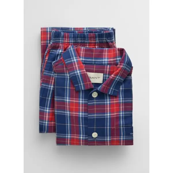 Flannel pj set shirt & pants gift b - Gant Outlet