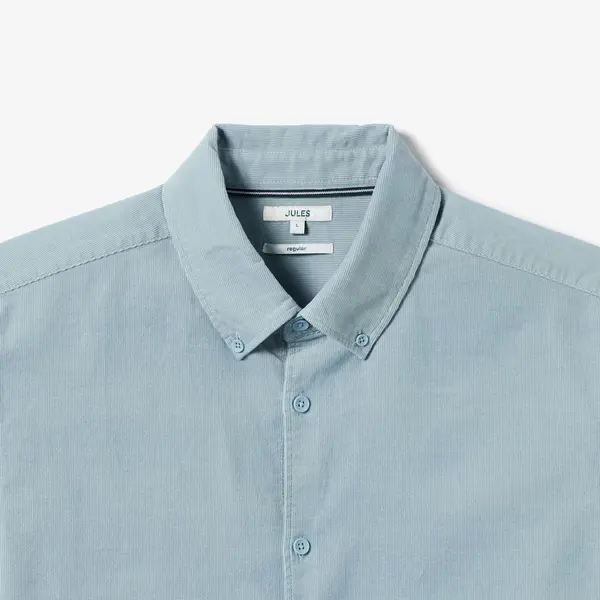Chemise en velours côtelé unie