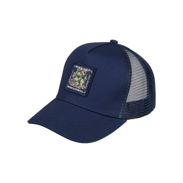 CASQUETTE TRUCKER BLEUE AVEC LOGO FLEURI PETROL INDUSTRIES HOMME M1060CAP825