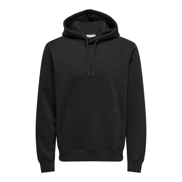 : Sweat Noir à Capuche Only & Sons : Le Basique Indispensable de Votre Garde-Robe