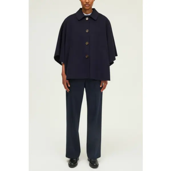 Manteau cape en laine - MAELINE - Pablo Corbeil