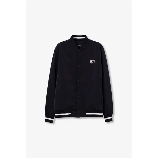 Veste bombers bleue avec logo dos Tiffosi homme