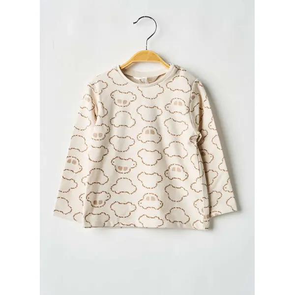T-shirt Mayoral Beige Manches Longues